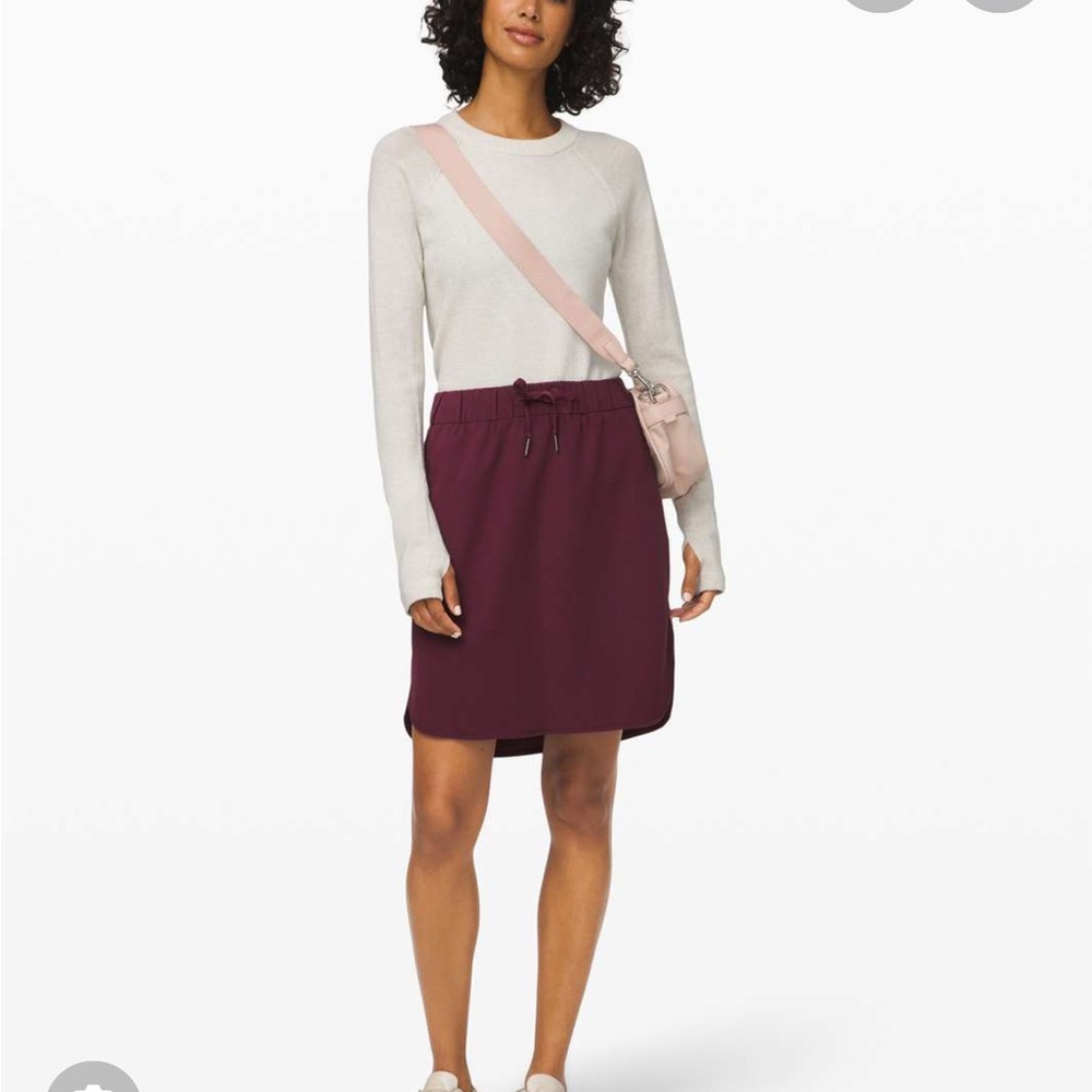 Lululemon On the Fly Skirt Dark Adobe 10